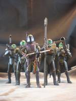Wad'e Tay'haai and Republic Commandos: Besh Squad (Star Wars) Custom Action Figure