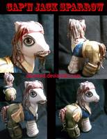 Captain Jack Sparrow Pony (Pirates of the Carribean) Custom Action Figure