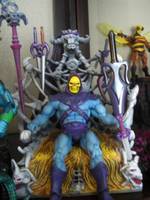 SKELETOR on His " Throne of Bones" He-Man MOTUC (Masters of the Universe) Custom Action Figure