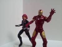 Iron Man and Black Widow (Avengers) Custom Action Figure