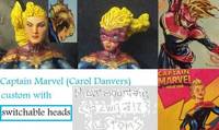 Captain Marvel (Carol Danvers) (Marvel Legends) Custom Action Figure
