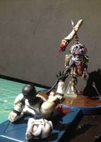 Zombie R2-D2 with Clonetrooper Diorama(Update) (Zombies) Custom Action Figure