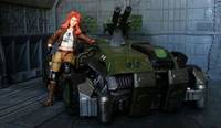 Pursuit of Cobra Wolverine & Cover Girl (G.I. Joe 30th Anniversary) Custom Vehicle