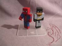 Spiderman & Batman V2 (Minecraft) Custom Action Figure