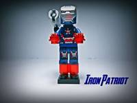 Iron Patriot (Lego) Custom Miniature / Figurine
