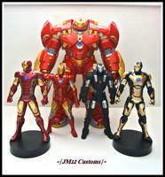 Ironman,Warmachine and Hulkbuster Repaint (Iron Man) Custom Action Figure