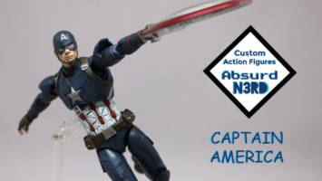 Captain America Repaint (S.H. Figuarts) Custom Action Figure