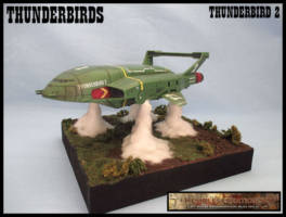 Thunderbird 2 - New Series ("V") Custom Diorama / Playset