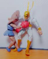 Hitmonchan Custom 6" scale Action Figure (Pokemon) Custom Action Figure [Hitmonchan VS Iron Fist]