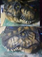 T-Rex Bust (Jurassic Park) Custom Statue / Bust