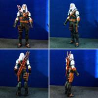 Geralt of Rivia in Manticore Armor (Witcher) Custom Action Figure
