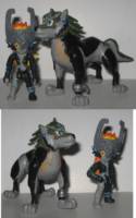 Midna and Wolf Link (Legend of Zelda) Custom Action Figure